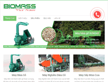 Tablet Screenshot of biomass.com.vn